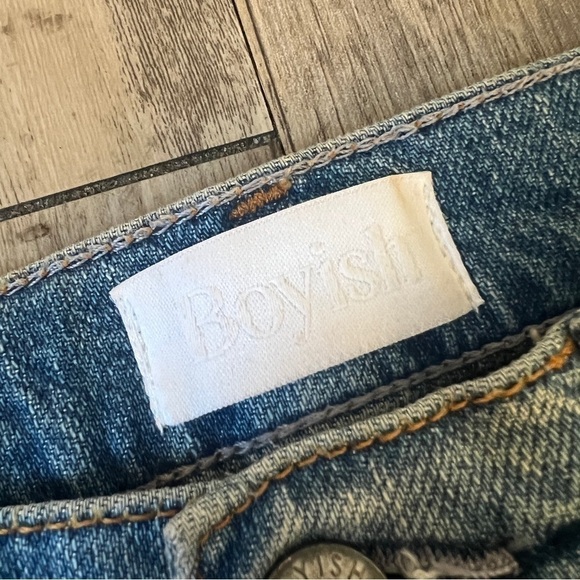 Boyish The Dempsey Straight Leg Jeans in Big Sleep Light Wash - Picture 9 of 11